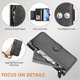 thumbnail image 3 of Flip Case For Realme Note 60 4g Protection Soft Pu Leather Zipper Wallet Cover With Card Holder And Long Strap, 3 of 5