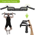 Runstore 48'' Heavy Duty Wall Mount Pull Up Bar, Multi-function Chin up ...