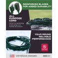 thumbnail image 2 of Iron Forge Cable Rallonge Extérieure Verte 100 Pi - 16/3 SJTW Rallonge Longue Résistante aux Intempéries pour l'Extérieur avec 3 Broches - 16 g, 2 of 7