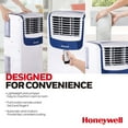 thumbnail image 5 of Honeywell 6,100 BTU (9,000 BTU ASHRAE) Portable Air Conditioner with remote, rooms up to 400 sq ft , MO08CESWB6, 5 of 15