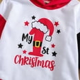 thumbnail image 4 of URMAGIC Newborn Baby Boy Girl 1st Christmas Outfit Crewneck Overisized Sweatshirt Romper Bodysuit Fall Winter Clothes 0-18 Months, 4 of 4