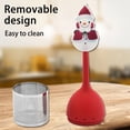 thumbnail image 4 of HEVIRGO Infuseur à Thé avec Poignée Réutilisable en Acier Inoxydable de Bande Dessinée Joyeux Noël Filtre à Épices Sachet de Thé Gadget de Cuisine pour la Fête, 4 of 10
