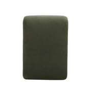 Better Homes & Gardens Juliet Velvet Waterfall Ottoman, Olive