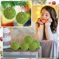 thumbnail image 4 of Kumdkd 4Pcs 3.14" Large Christmas Balls Ornaments Shatterproof Green Big Xmas Tree Ornaments Balls Christmas Ball Shatterproof Hanging Tree Ornament Set for Holiday Party Mantel Wall Home Decor, 4 of 6