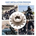 thumbnail image 3 of WEUVEB Sprocket De Café Para Motocicleta Con Resistente Y Ajuste, 3 of 7