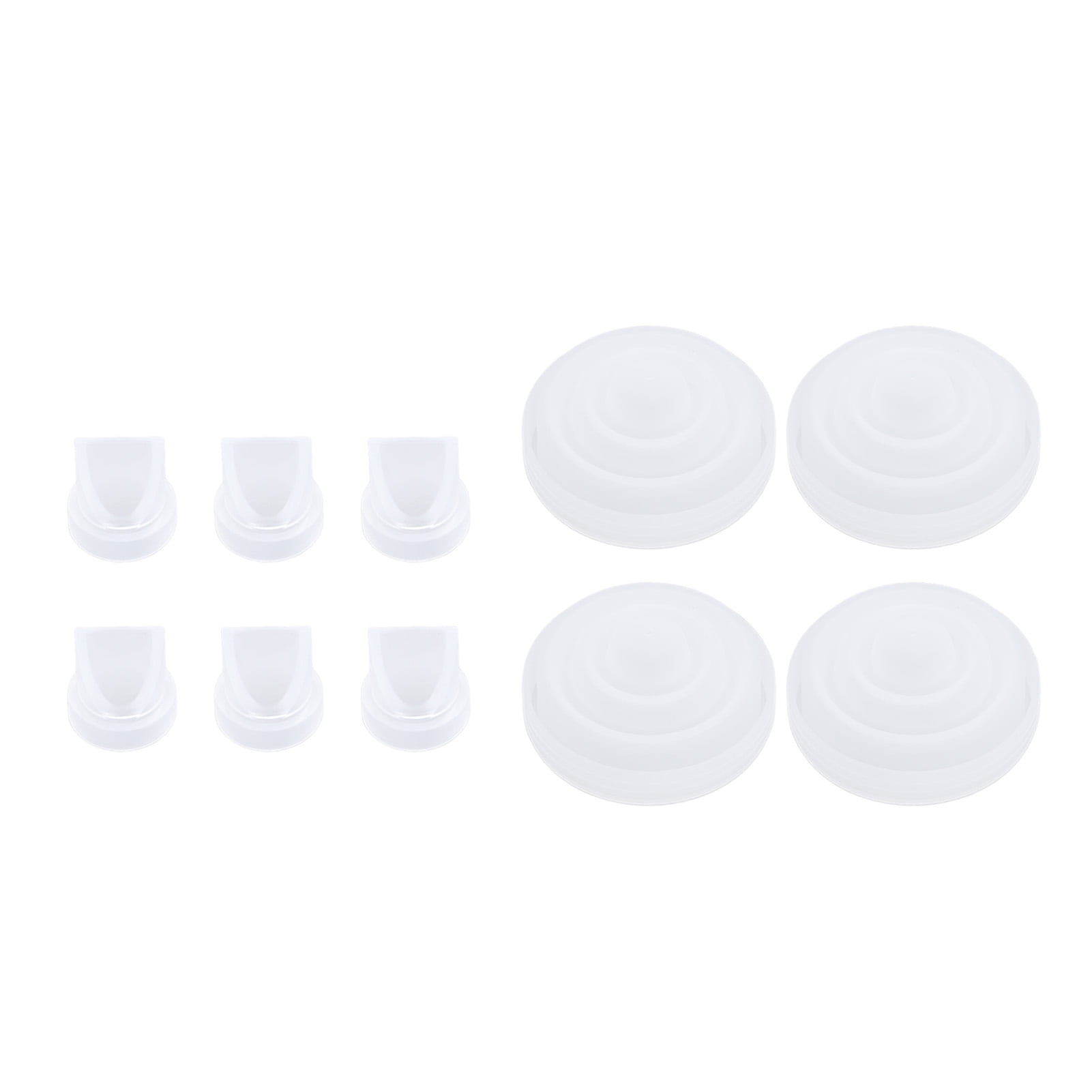 NFTIGB 10-Piece Duckbill Valve and Silicone Membrane Breast Pump Replacement Set, 0.7 oz / 20 g