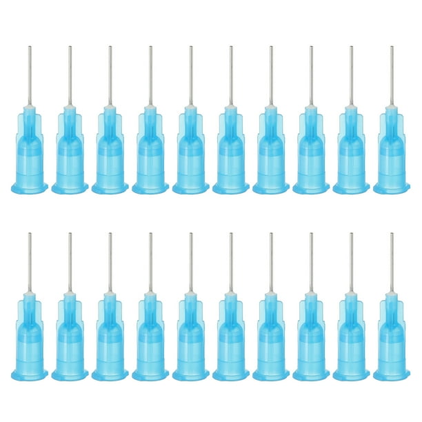 Agujas dispensadoras de punta roma Uxcell 23 Ga x 0.5 pulgadas, 100 Pcs Dispensador de Líquidos Industrial