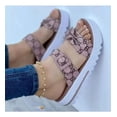 thumbnail image 2 of EU39 = MX5 = MX24.5 =Foot length 24.5cmRoseSandalias Con Plataforma Y Lazo Con Estampado De Palabras 20 esquí esquí Gafas de esquí, 2 of 3