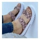 thumbnail image 2 of EU38 = MX4.5 = MX24 = Foot length 24cmRoseSandalias Con Plataforma Y Lazo Con Estampado De Palabras 20 esquí esquí Gafas de esquí, 2 of 3