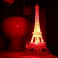 thumbnail image 2 of Eiffel Tower Light Colorful Nightlight Birthday Gift Decorative Button Lamp, 2 of 6