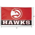 thumbnail image 2 of WinCraft Atlanta Hawks 3' x 5' Wordmark Flag, 2 of 2