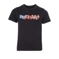 thumbnail image 2 of United States Flag T-shirt, Kid's 4th of July Shirts, Graphic T-shirts - Black MH200YPATRIOT S14 L, 2 of 3
