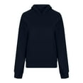 thumbnail image 7 of Diufon Womens Hoodies Tops Solid Color Padded Sweatshirts Long Sleeve Pullover Tops with Pockets, 7 of 7