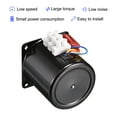 thumbnail image 4 of Uxcell Permanent Magnet Synchronous Gear Motor 50RPM 110V 12W 50/60Hz CW/CCW Control AC Motor, 4 of 5