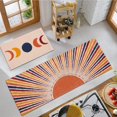thumbnail image 5 of Boho Kitchen Rug Sets of 2 Non Slip Washable Abstract Sun Moon Kitchen Mats for Floor 2 Piece Country Rustic Farmhouse Kitchen Rugs Set Home Decor, 5 of 6
