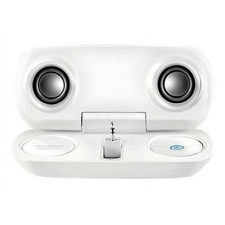 Creative TravelDock 900 - Speaker dock - for portable use - 4 Watt (total) - for Apple iPod shuffle (1G, 2G)