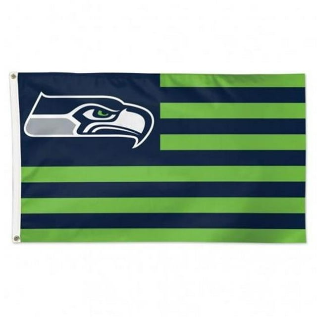 Drapeau Seattle Seahawks 3x5 Design Deluxe Americana