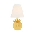 thumbnail image 4 of Trade Winds Rosalie 1-Light Wall Sconce in True Gold, 4 of 6