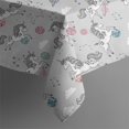 thumbnail image 4 of Gray Cartoon Unicorn Space Pattern Rectangle Tablecloth 60"x120",Waterproof Polyester Rectangle Table Cloth, Wipeable Spillproof Polyester Tablecloth for Dining, Camping, Indoor and Outdoor, 4 of 6