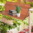 thumbnail image 1 of Table de Bar Pliante pour Rambarde Extérieure - Table de Patio en Métal Réglable pour Balcon, Terrasse, Jardin et Piscine, Table d'Appoint Polyvalente pour Café et Bureau pour Portable - Mobilier de Loisirs Gain de Place, 1 of 5