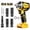 YELLOW, variant on Cordless Impact Wrench, for DEWALT 20V Max Battery, 1/2 Inch Brushless Electric Impact Gun w/ 600FT-LBS (814N.m), 3000RPM High Torque Impact Driver, 7 Sockets Electric Impact Wrench for Car Home