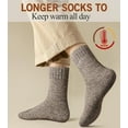 thumbnail image 3 of JIANFANG 5 Pack Women Thick Soft Warm Fuzzy Socks Winter Wool Fluffy Cozy Casual Home Sleep Socks with Gifts, 3 of 6