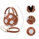 thumbnail image 5 of KAKOWELY Adorable bolso bandolera redondo con diseño de fútbol para mujer, 5 of 5