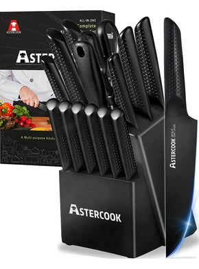 Astercook Knife Sets, Knife Block Sets and Kitchen Cutlery - Walmart.com