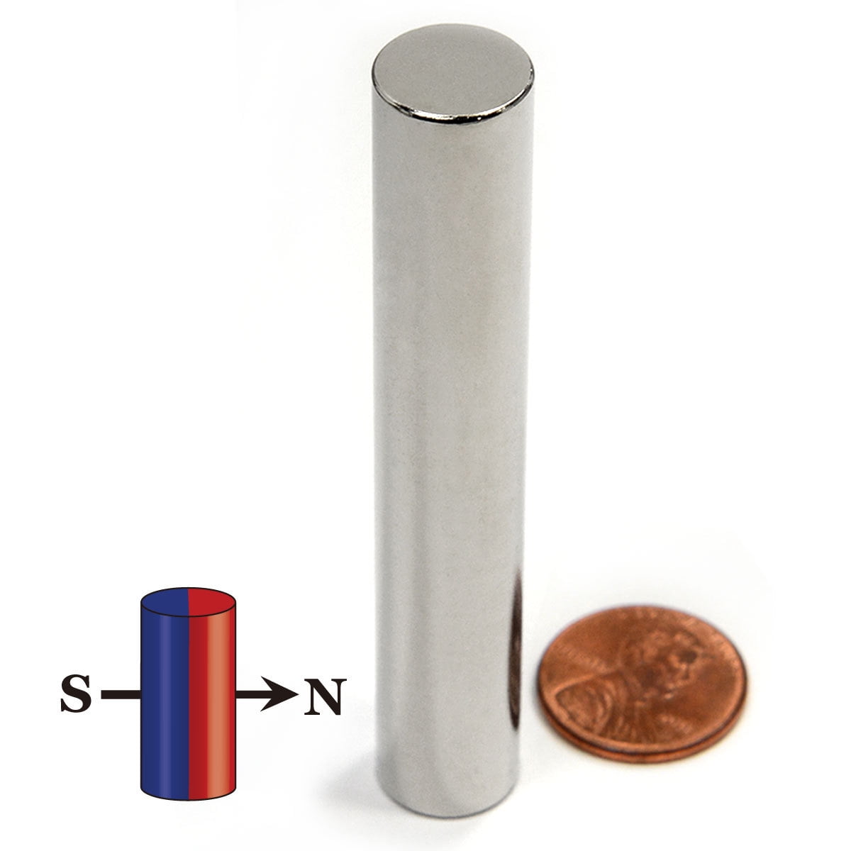 CMS 47lbs 1/2"x3" Neodymium Cylinder N42