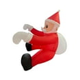 thumbnail image 2 of GUOOL Christmas Inflatable Climbing Santa Claus with Light for Fence Window Garden 2m Colorful Light, 2 of 9