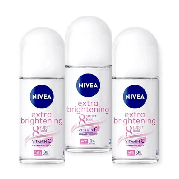 Nivea Deodorant Whitening Extra Care 48h Roll-on: 50 Ml.