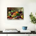 thumbnail image 5 of Pratyus Fruits Wine Canvas Wall Art Decor, Ready To Hang Room Home Art Decor for Bathroom, Living Room, Bedroom, Kitchen, Office, Salon, Bar - Ideal Gift for Various Occasions 20x16in, 5 of 6
