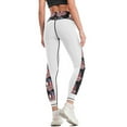 thumbnail image 3 of Puerto Rico Baseball Proud Boricua Flag Leggings sportswear woman gym 2024 sport set gym top Womens Leggings, 3 of 6
