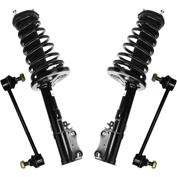 Detroit Axle Rear Struts w/Coil Spring Assembly Rear Sway Bars for