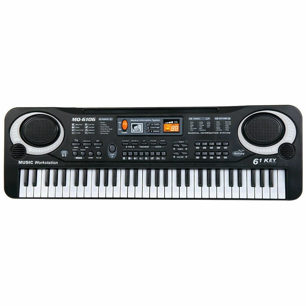61 Key Digital Music Electronic Keyboard Key Board Electric Piano Children Gift US Plug Electronic Organ