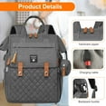 thumbnail image 2 of TOPCHANCES Diaper Bag Backpack, Multifunctional Baby Bag with Changing Station, 45L Large Capacity Baby Diaper Bags for Outdoor Travel (Dark Gray), 2 of 8