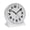 White, variant on 4.5" No Ticking Analog Alarm Clock Silent Readable For Seniors Easy To Set Gradual Rise Big Numbers On/off On Side Gentle Wake Snooze Soft Backlight Operated Black