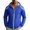 Blue, variant on Wrtxtat Men's Cycling Rain Jackets Waterproof Running Biking Windbreaker Track Jackets Lightweight Zip Up Hooded Coats Red XXL