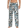 thumbnail image 1 of Gaeub Football Soccer Ball Print Mens Pajama Pants,Lounge Pants With Pockets And Drawstring-X-Large, 1 of 6