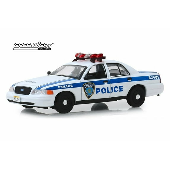 2003 Ford Crown Victoria Port Authority of New York & New Jersey Police, White - Greenlight 86569 - 1/43 scale Diecast Model Toy Car