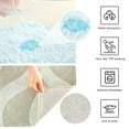 thumbnail image 3 of Yayeee Bath Rug for Bathroom Floor Non Slip Rectangle Fluffy Soft Absorbent Mat, 16"x24", Light Brown Pattern, 3 of 7
