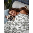 thumbnail image 3 of Farmhouse Flowers Twim Size Flat Sheet, Wrinkleproof & Fadeproof Cooling Flat Bed Sheet Only, Pastoral Vintage Leaf Spring Summer Breathable Soft Bedding Top Sheets 66 x 96 Inches, 3 of 8