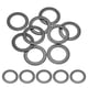 thumbnail image 1 of Kit de arandelas planas de acero inoxidable M20 de 9 piezas, arandelas de aplastamiento M20x30x1mm, 1 of 6