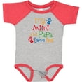 thumbnail image 3 of Inktastic Mimi and Papa Love Me Boys or Girls Baby Bodysuit, 3 of 5