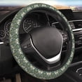 thumbnail image 5 of Honeii Deer And Flowers Print Stretch Elastic Steering Wheel Cover - Universal 15", Fits Sedans, SUVs, Vans, & Trucks Effortlessly, 5 of 6