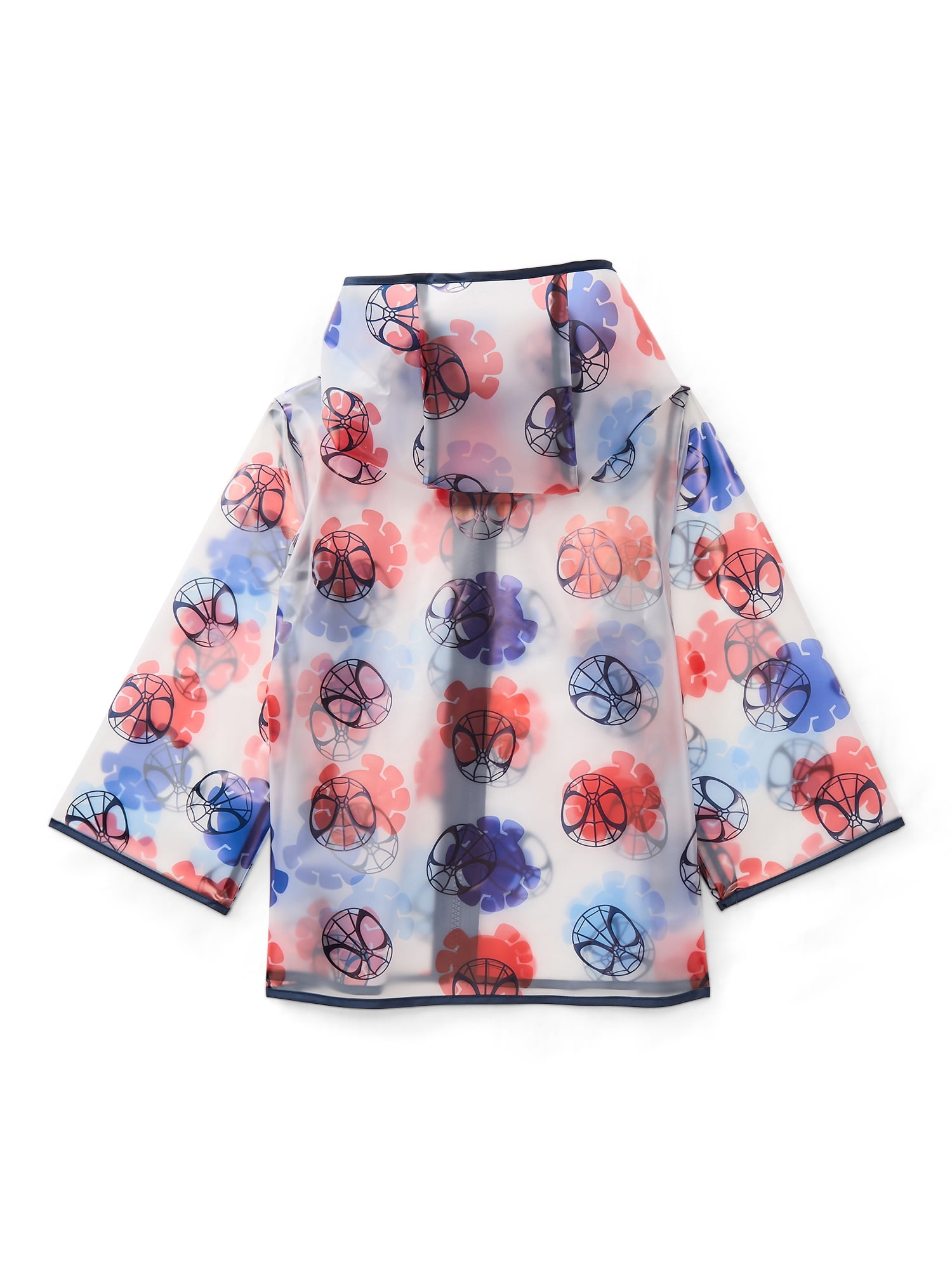 Character Toddler Clear Rain Jacket with Hood, Sizes 2T-5T
