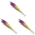 thumbnail image 1 of 3uds. Señuelo de pesca de camarones de madera con anzuelo de calamar para agua dulce y salada (estilo F), 1 of 2
