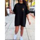 thumbnail image 1 of Women's Aperol Spritz Graphic Print Crew Neck Tee Dress - Casual Short Sleeve Summer Dress with Relaxed Fit, Machine Washable & Versatile for Spring/Summer Outfits, Casual Summer Dresses, 1 of 5