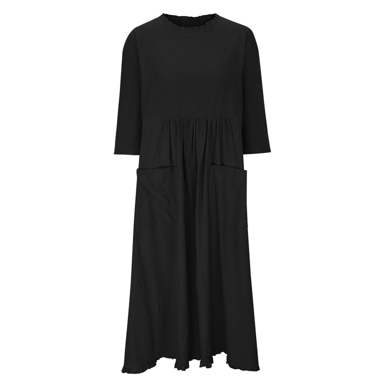 knee length dresses for ladies Little Black Dress 