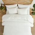thumbnail image 2 of Allswell 3-Piece 400 Thread Count White Cotton Lyocell Blend Comforter Set, Adult Full/Queen, 2 of 7